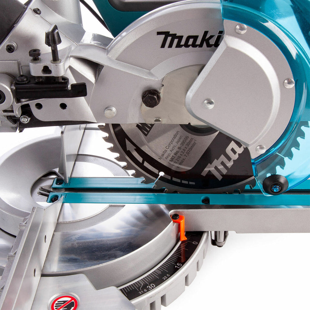 Makita LS0815FLN/1 216mm Sliding Compound Mitre Saw 110V With Laser LED Light & Leg Stand