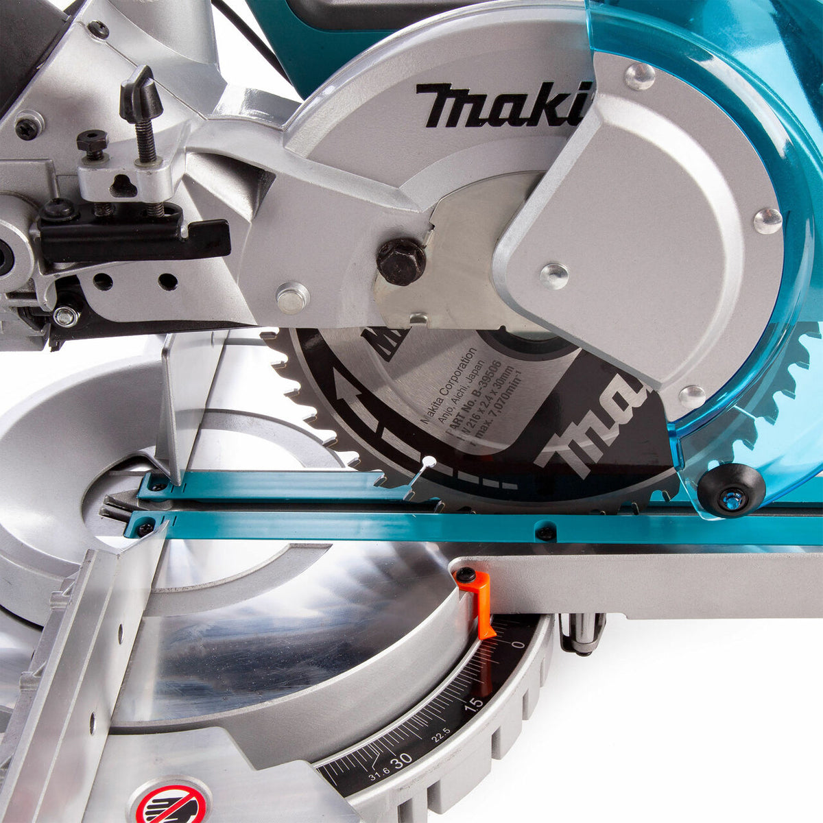 Makita LS0815FLN/1 216mm Sliding Compound Mitre Saw 110V With Laser LED Light & Leg Stand